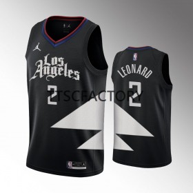 Dres Los Angeles Clippers Kawhi Leonard 2 Jordan 2022-23 Statement Edition Crno Swingman - Muške